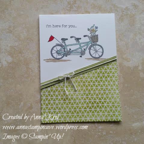 I'm here for you - Pedal Pusher Card 2