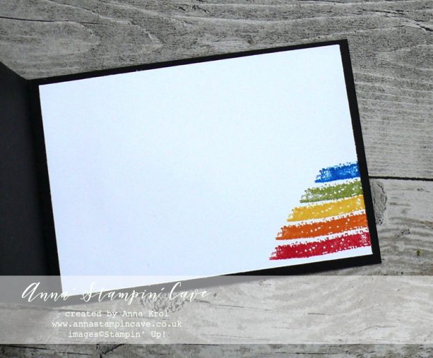 Anna' Stampin' Cave - rainbow watercolour wash using Stampin' Up! Work of Art Stamp Set for World Autism Awareness Day Blog Hop